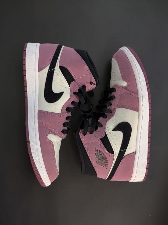 Nike Shoes - Air Jordan 1 Mid SE "Berry Pink" / "Light Mulberry" Suede (Women’s 9.5)